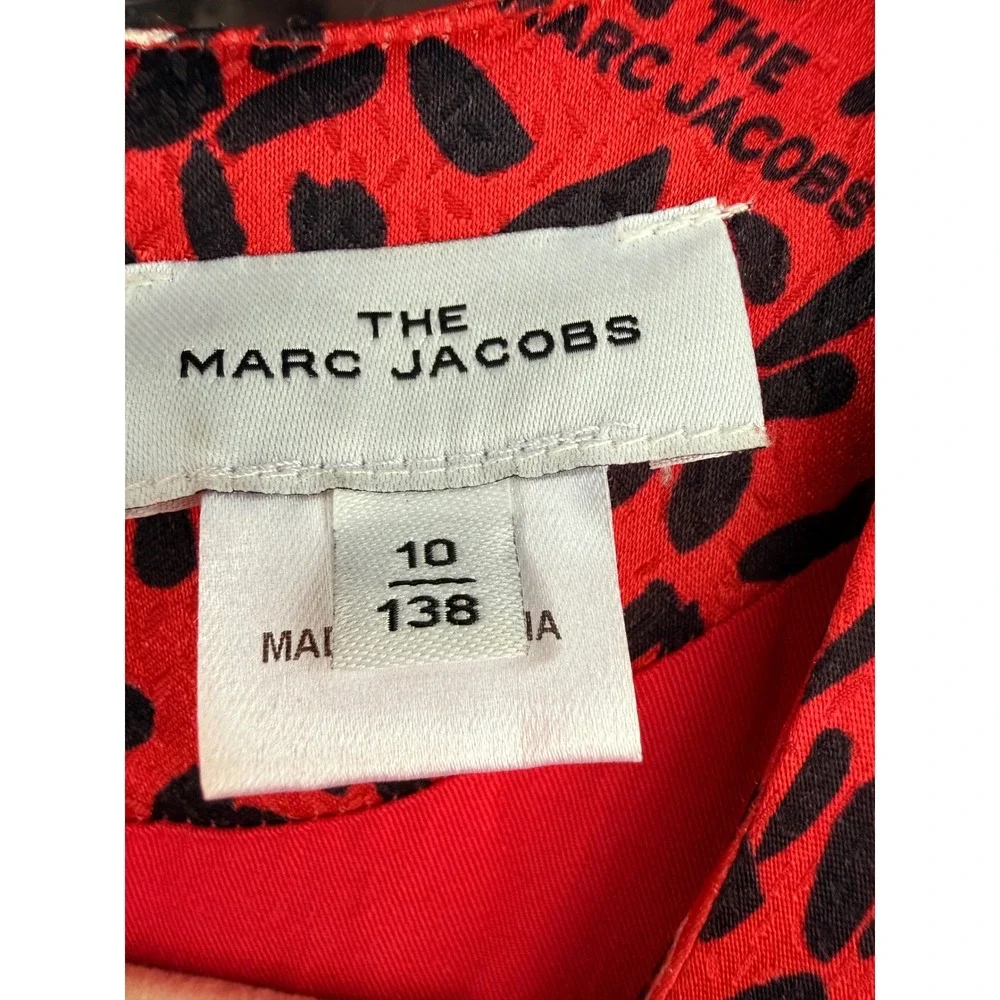C1 The Marc Jacobs Girls Red Trompe L'oeil Crossbody Bag Dress 10‎ 138 W12390